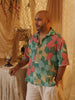 Big Floral Cotton Net Men’s Shirt