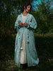 Charmaine Set - Dress and Jacket - Blue and Beige