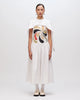 White Comma Dress