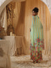 Yellow Blue Stripe Chiffon Pants