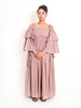 Dolph Dress Handwoven – Ash Pink
