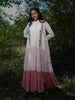 Paschar Dress - Beige and Pink