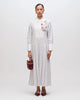 Pinstripe Pressed Petal Dress