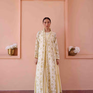 Amily Dress and Jacket Set - Lemon Print