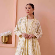 Amily Dress and Jacket Set - Lemon Print