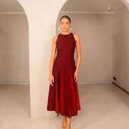 Ami Modal Panelled Dress