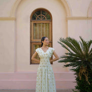 Annie Dress and Jacket Set - Lemon Print