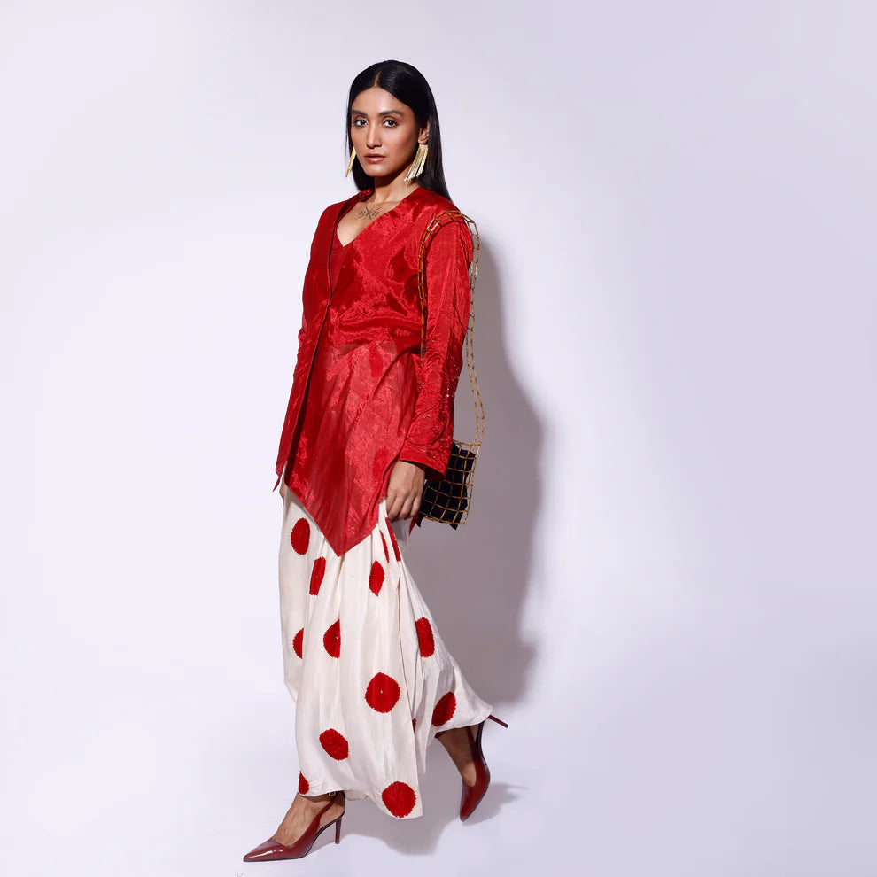 Bandhani Drape Skirt