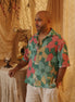 Big Floral Cotton Net Men’s Shirt