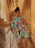 Big Floral Cotton Net Shorts