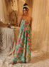 Big Floral Cotton Net Tube Dress
