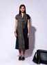 Black Knit Scarf Dress