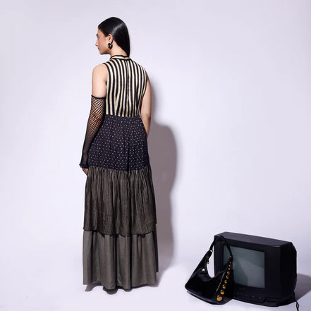 Black tier Dress