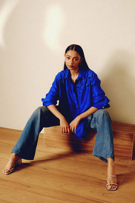 Boa Shirt Blue