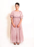 Coral Dress Mul Cotton - Ash Pink