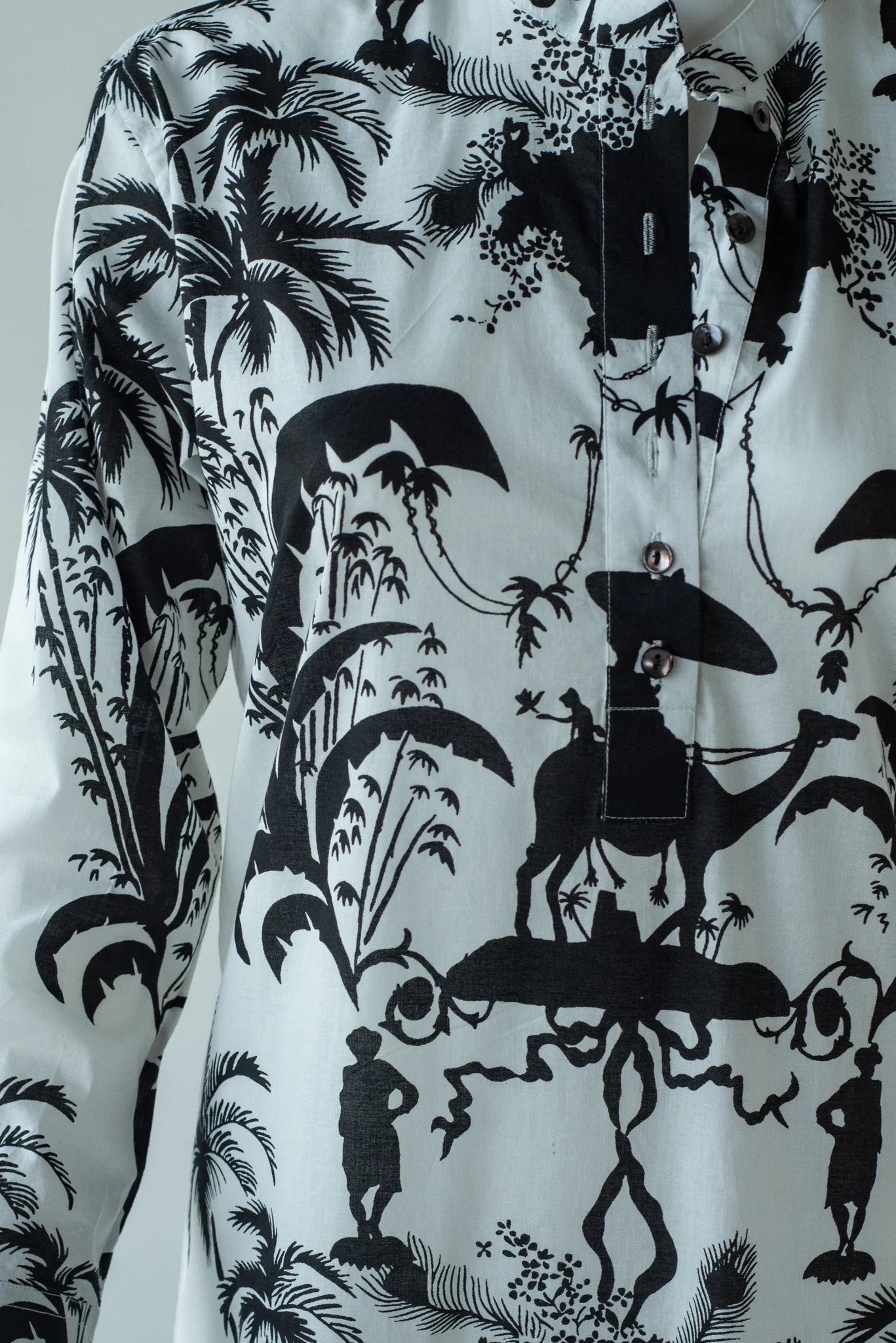 Camel Print Long Dress