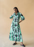 Camel Print Shirt Dress