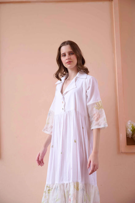 Charlotte Dress - White