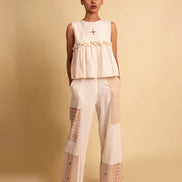 Dain Set ( Top & Pant ) - Handwoven