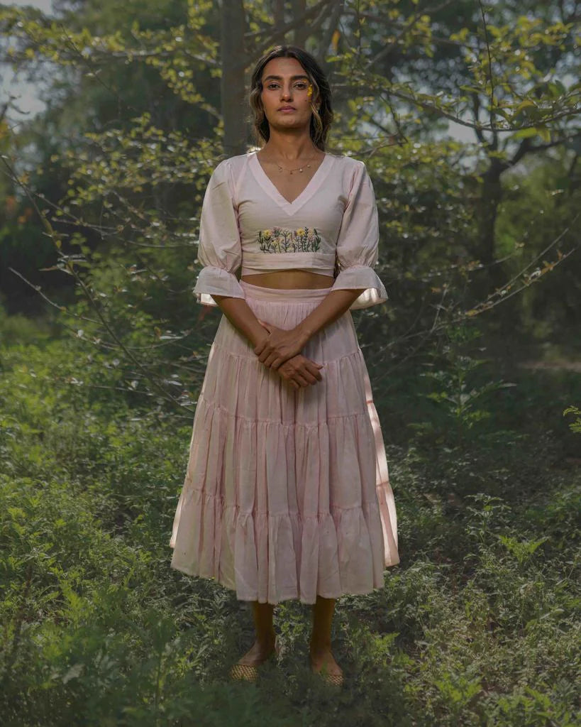 Daliso Set - Top and Skirt - Beige