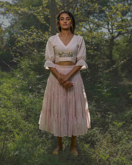 Daliso Set - Top and Skirt - Beige
