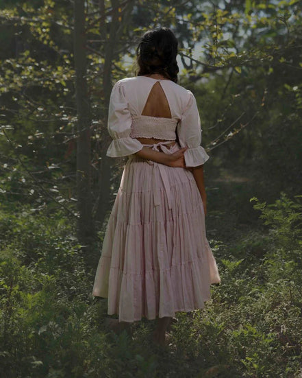 Daliso Set - Top and Skirt - Beige