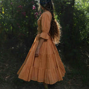 Daliso Set - Top and Skirt - Orange