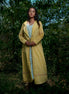 Dara Set - Dress and Jacket - Blue With Yellow