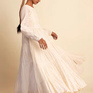 Dhari Dress - Beige