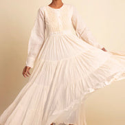 Dhari Dress - Beige