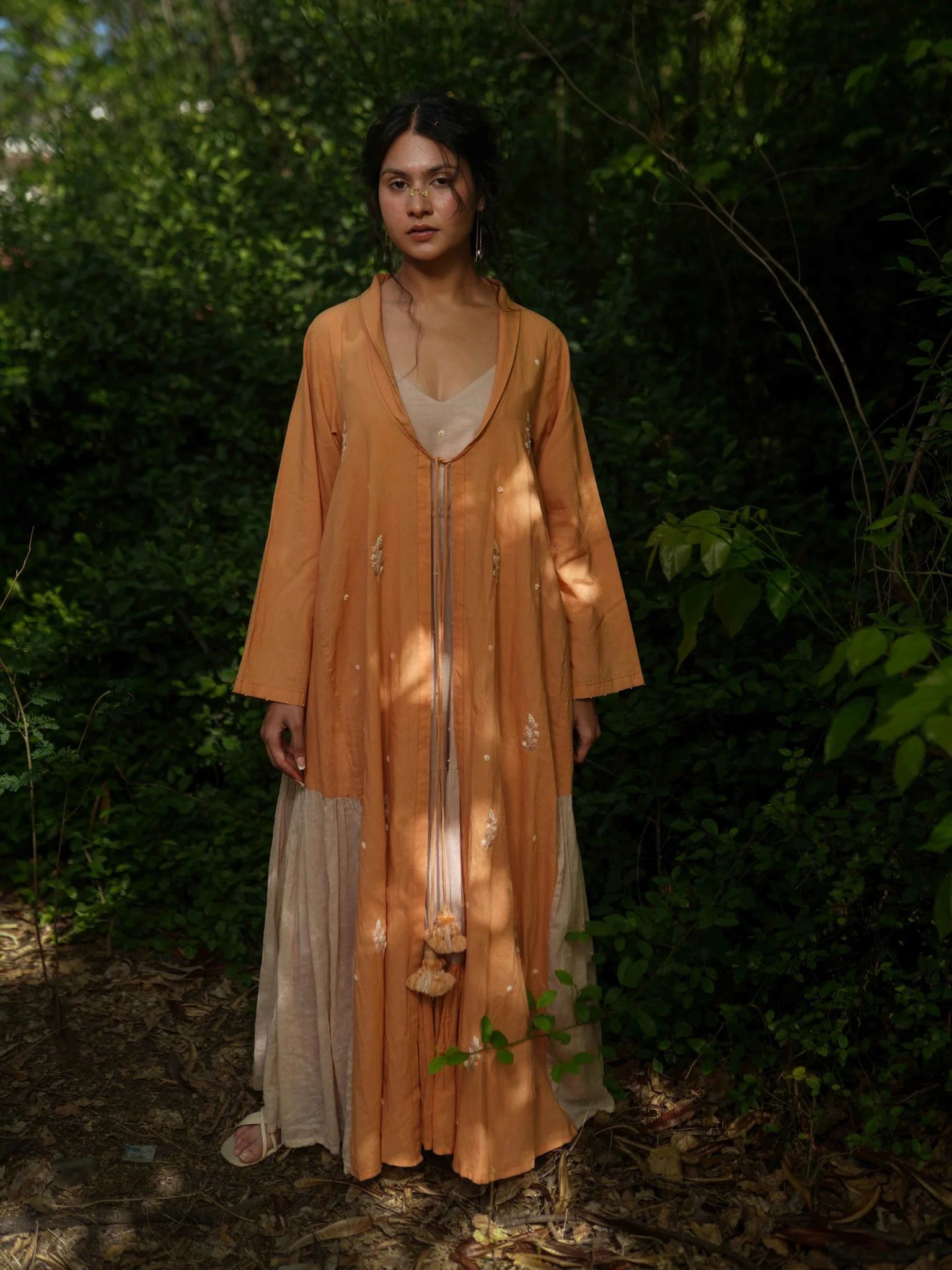 Dina Set - Dress and Jacket - Orange