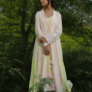 Dina Set - Dress and Jacket - Pink and Yellow