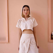 Edwin Top and Skirt Set - Beige