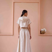 Edwin Top and Skirt Set - Beige
