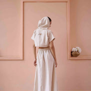 Edwin Top and Skirt Set - Beige