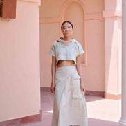 Edwin Top and Skirt Set - Grey