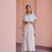 Edwin Top and Skirt Set - Grey