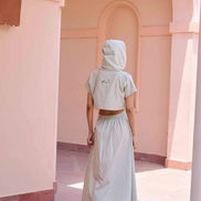 Edwin Top and Skirt Set - Grey