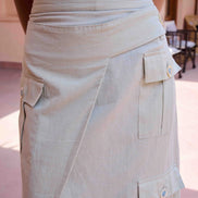 Edwin Top and Skirt Set - Grey