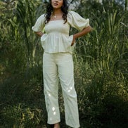 Erelah Set - Top and Pants Beige