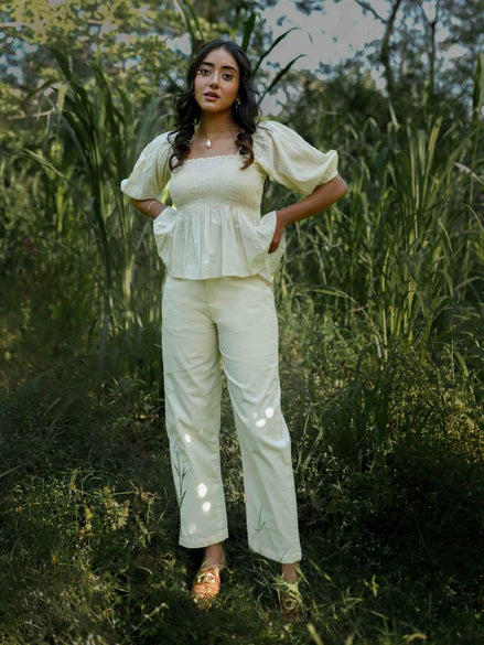 Erelah Set - Top and Pants Beige