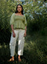 Erelah Set - Top and Pants Green and Beige