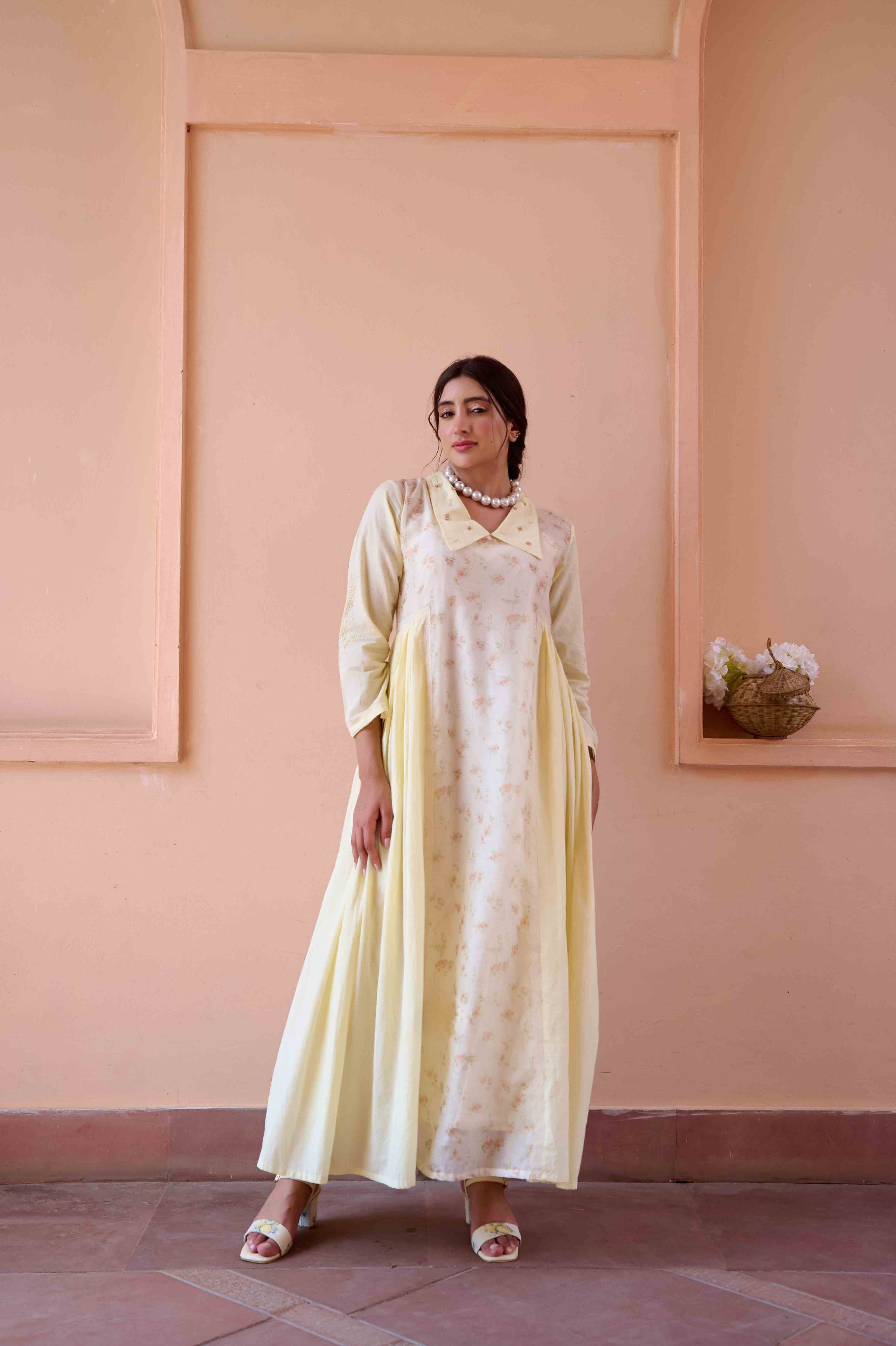 Esme Dress - Yellow