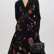 Forest Flower Blazer Dress