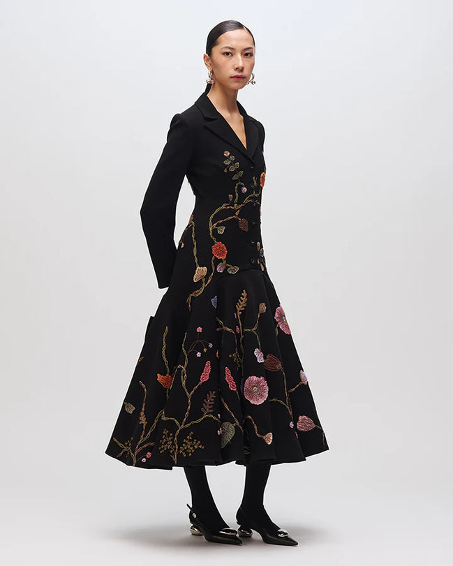 Forest Flower Blazer Dress