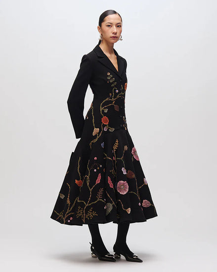 Forest Flower Blazer Dress