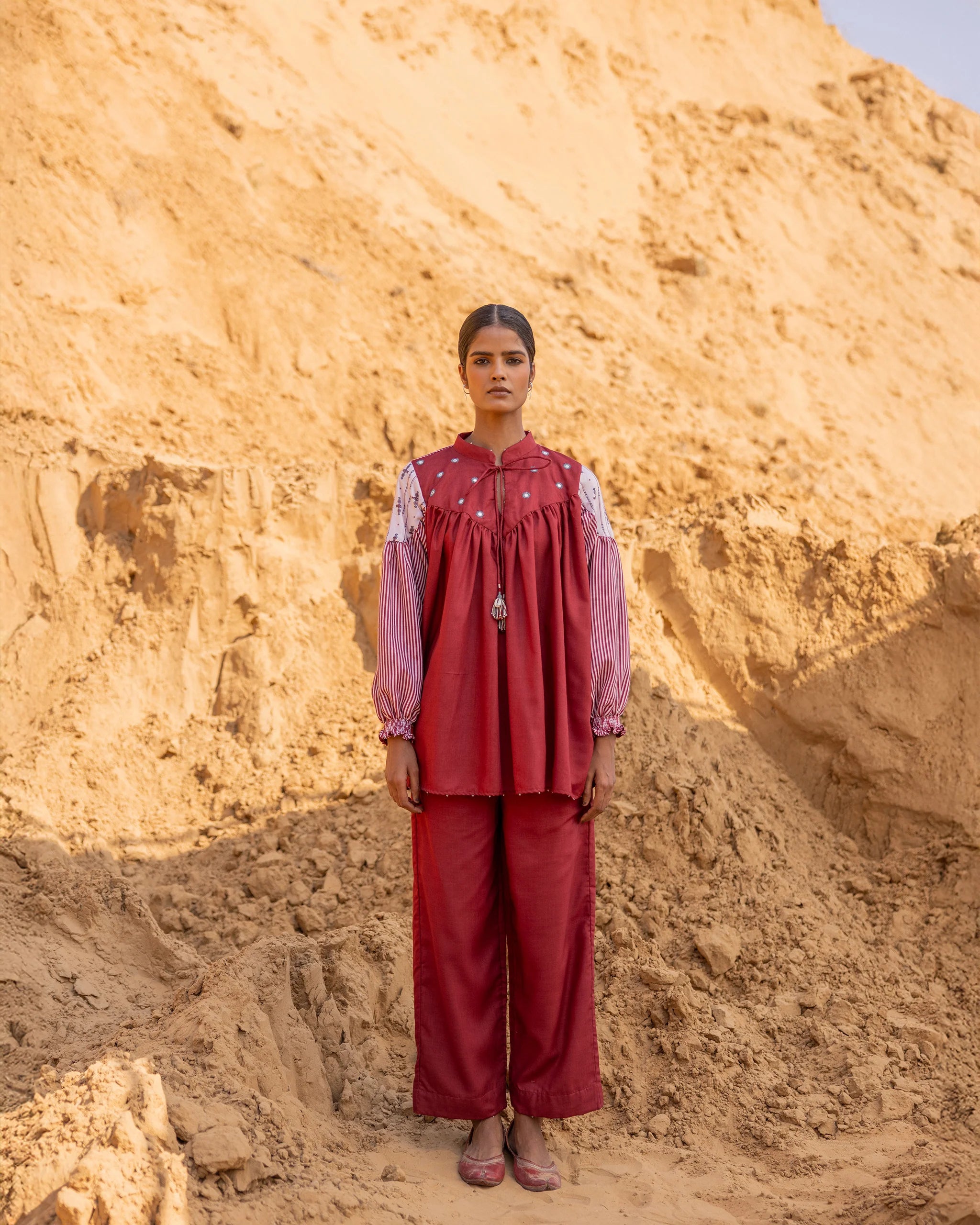 Fract Pants - Maroon