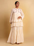 Gowda Set (Dress + Jacket) - Beige