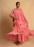 Gowda Set (Dress + Jacket) - Pink