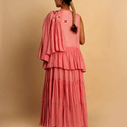 Gowda Set (Dress + Jacket) - Pink